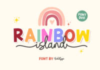 Rainbow Island Font - Featured Image