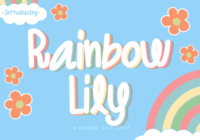 Rainbow Lily Font - Featured Image