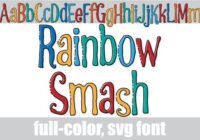 Rainbow Smash Font - Featured Image
