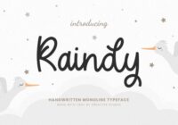 Raindy Font - Featured Image