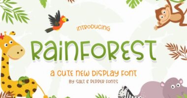 Rainforest Font - Featured Image