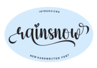 Rainsnow Font - Featured Image