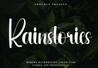 Rainstories Font - Featured Image