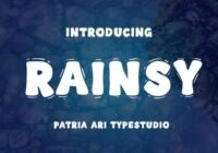 Rainsy Font - Featured Image