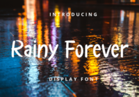 Rainy Forever Font - Featured Image