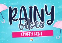 Rainy Vibes Font - Featured Image