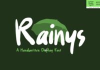 Rainys Font - Featured Image