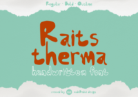 Raits Therma Font - Featured Image