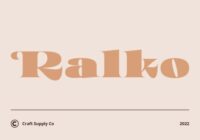 Ralko Font - Featured Image