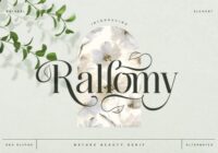 Rallomy Font - Featured Image