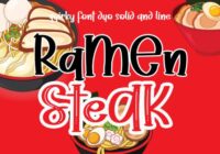 Ramen Steak Font - Featured Image