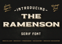 Ramenson Font - Featured Image