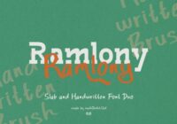 Ramlony Duo Font - Featured Image