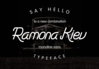 Ramona Kiev Font - Featured Image