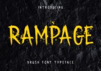 Rampage Font - Featured Image