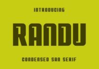 Randu Font - Featured Image