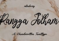 Rangga Jotham Font - Featured Image