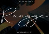 Rangge Font - Featured Image