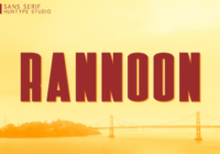 Rannoon Font - Featured Image