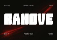 Ranove Font - Featured Image
