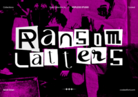 Ransom Latters Font - Featured Image