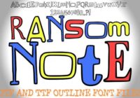Ransom Note Font - Featured Image
