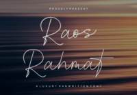 Raos Rahmat Font - Featured Image