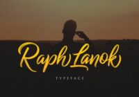 Raph Lanok Font - Featured Image