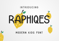Raphiqes Font - Featured Image