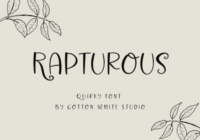 Rapturous Font - Featured Image
