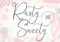 Rasty Sweety Font - Featured Image