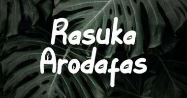 Rasuka Arodafas Font - Featured Image