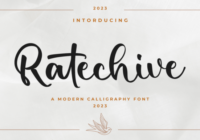 Ratechive Font - Featured Image