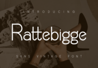 Rattebigge Font - Featured Image
