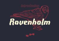 Ravenholm Slant Font - Featured Image