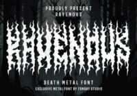 Ravenous Font - Featured Image
