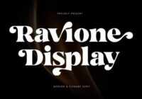 Ravione Display Font - Featured Image