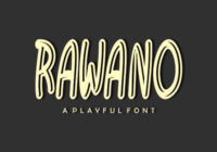 Rawano Font - Featured Image