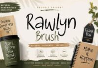 Rawlyn Brush Font - Featured Image