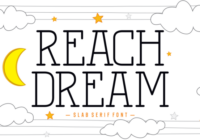 Reach Dream Font - Featured Image
