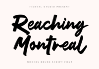 Reaching Montreal Font - Featured Image