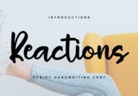 Reactions Font - Featured Image