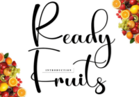Ready Fruits Font - Featured Image