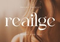Reailge Font - Featured Image