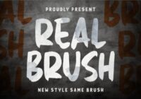 Real Brush Font - Featured Image