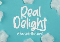 Real Delight Font - Featured Image