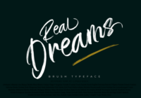 Real Dreams Font - Featured Image