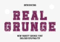 Real Grunge Font - Featured Image