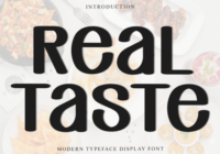Real Taste Font - Featured Image