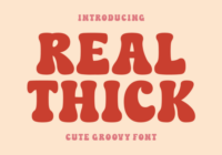 Real Thick Font - Featured Image